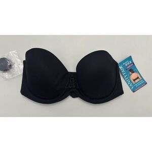 Vanity Fair 34C Beauty Back Strapless Convertible Underwire Bra‎ 74380 Black